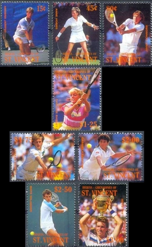 1988 International Tennis Players Stamps 1988 International Tennis Players Stamps